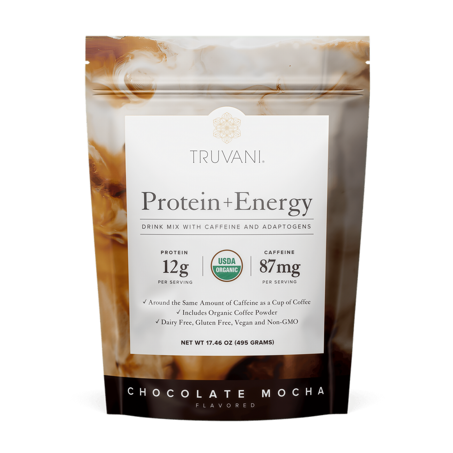Truvani Organic Plant Based Protein Powder 20 Servings
